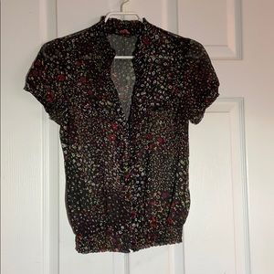 Forever 21 floral blouse